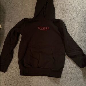 GUESS Black and Red Men's Hoodie